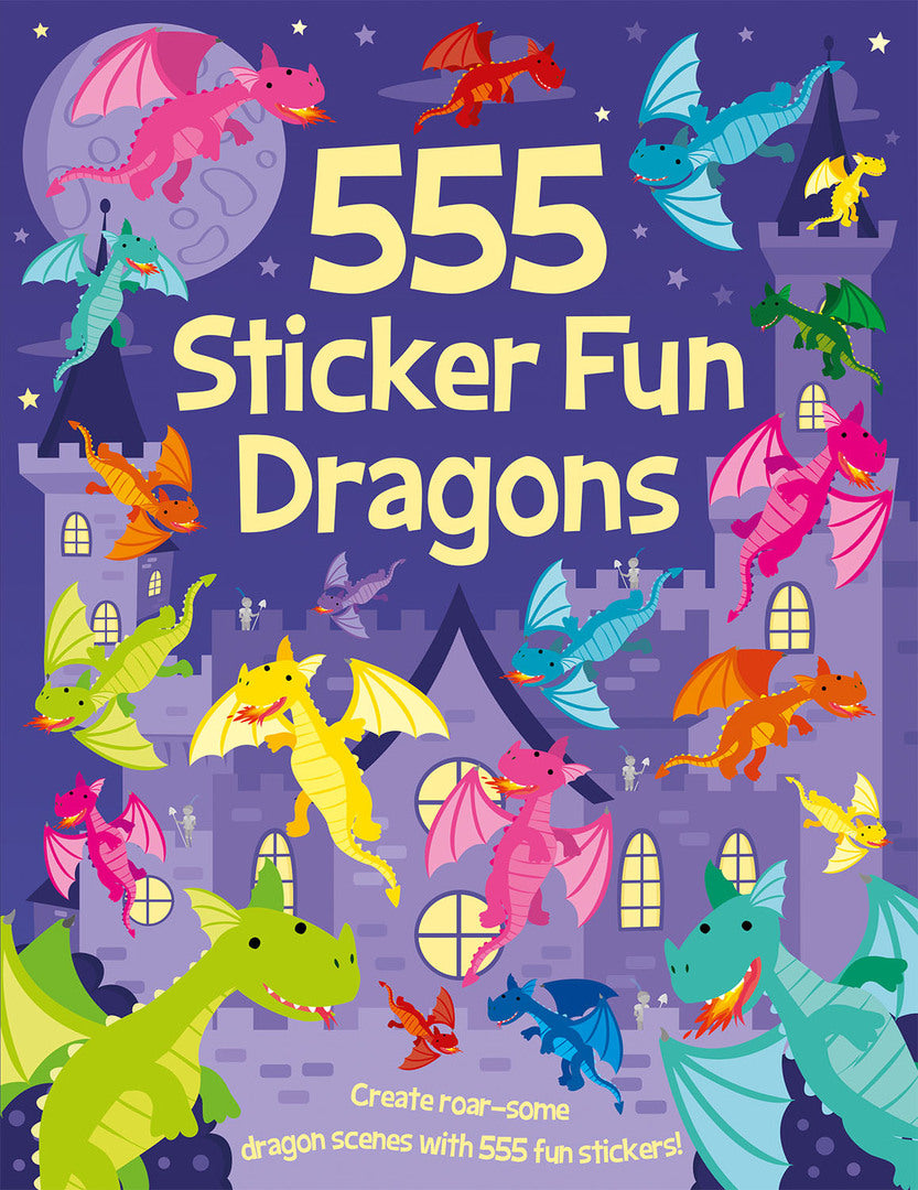 Cover image for 555 Sticker Fun - Dragons ISBN 9781835553091